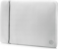 HP 15.6" Neoprene Reversible sleeve, black/silver